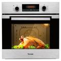 TOPWISH 24" 2.3 cu.ft. Convection Electric Single Wall Oven | 23.6 H x 23.4 W x 22.8 D in | Wayfair AEO-001