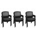 Inbox Zero Knight Multi-Purpose Office Mesh Side Chair or Training Room Chair Upholstered in Black/Brown/Gray | 23 W x 22 D in | Wayfair