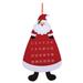 The Holiday Aisle® Santa Advent Calendar in Red/White | 15.7 H x 11 W x 11.8 D in | Wayfair A8DDA4638D3041C7A729B065ADF41DA8