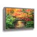 Red Barrel Studio® Japanese Bridge Over The River Fall Canvas, Wood | 14 H x 18 W x 2 D in | Wayfair 0DD7F721D5854E81AE659D7EC1F2C914