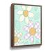 Winston Porter Checkered Daisies - Print on Canvas in White | 48 H x 36 W x 2 D in | Wayfair 696130807AFC41AA8DE6E3176AD31D19