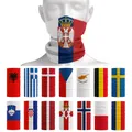 Nuova bandiera nazionale europea Bandana Serbia Romania polonia lettonia bandiera stampata ghetta