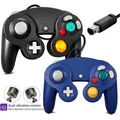 Per Controller Gamecube Joystick portatile cablato USB compatibile nintendo per NGC GC Controle per MAC Computer PC Gamepad