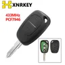 XNRKEY ID46 Chip 433MHZ chiave remota per Renault Master Traffic Kangoo Nissan Interstar Primastar
