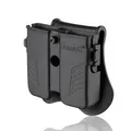 Amomax Double Tactical Equipment Edc Magazine Pouch for Universal 9mm .40 .45 Caliber Double Stack