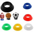 Premium 5" Ball Stand Display Holder Rack Basketball Football Soccer Trainging Stand Rugby Ball