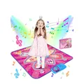 90x90cm Large Elecrtic Dancing Blanket with Lights Baby Play Mat Keyboard with 3 Game Modes Sport