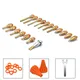 18Pcs/set Glue Gun Copper Nozzle Small-bore Long Short Large Diameter Hot melt glue gun accessories