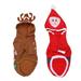 2 Sets Chic Pet Clothes Christmas Dog Clothes Creative Pet Costume Dog Clothing