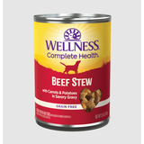 Wellness Canned Dog Food Beef Stew with Carrots and Potatoes - 12.5 oz Pack of 3