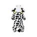 ABBA Pet Costume Dog Halloween Suit Dog Milk Cow Costume Dog Jumpsuit Pet Puppy Supplies - Size XL
