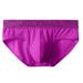 Ydkzymd Mens Boxer Briefs Stretch Comfort Flex Briefs for Men underwear Sexy Mens Boxers Briefs Purple 2XL