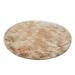 Wuffmeow Fluffy Colorful Shag Round Area Rug Plush Carpet For Living Room Bedroom Decor (Round)