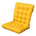 PRINxy Thicken Tufted Cushion Seat Cushion Corduroy Chair Pad Pillow Seat Soft Tatami Floor Cushion for Yoga Meditation Living Room Balcony Office Outdoor Yellow A