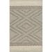 Mark&Day Outdoor Area Rugs 6x9 East Orange Modern Indoor/Outdoor Medium Gray Area Rug (6 7 x 9 )