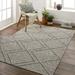 Mark&Day Outdoor Area Rugs 6x9 East River Modern Indoor/Outdoor Gray Area Rug (6 7 x 9 )