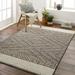 Mark&Day Outdoor Area Rugs 2x7 East Orange Modern Indoor/Outdoor Dark Gray Runner Area Rug (2 7 x 7 3 )