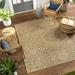 Mark&Day Outdoor Area Rugs 9x12 Kristen Modern Indoor/Outdoor Brown Area Rug (9 2 x 12 )