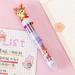 Qepwscx Kids 2ml Multicolor Pens in One Pen 10 Colors Pens Cute Multifunction Marker Multicolor Ballpoint Pens for Kids School Supplies Christmas Gift Clearance