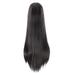 Cuekondy Cos Wig Universal Black White Long Straight Hair Style For Men And Women