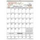 Large 1 Year Vertical Wall Calendar Ideal For Dorm Room Refrigerator Kitchen And Office - Bible Verse Design - 14 Â¼ In. X 21 Â¾ In