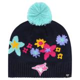 Girls Youth '47 Navy Toronto Blue Jays Buttercup Knit Beanie with Pom