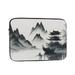 LNWH Lake Tree Ink Mountain Pattern Laptop Sleeve Notebook Computer Pocket Tablet Briefcase Carrying Bag 12 inch Laptop Case