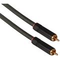 Monoprice Onix Series Digital Coaxial Audio/Video RCA Subwoofer CL2 Rated Cable RG-6/U 75-ohm 25ft Black