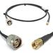 Proxicast 3 ft SMA Male to N Male Premium 195 Series Low-Loss Coax Cable (50 Ohm) for 4G LTE 5G Modems/Routers Ham