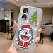 For Honor 90 Merry Christmas Phone Case Soft Silicone Happy New Year Cartoon Deer Funda For Honor90 Capa Shell Transparent Back