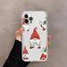 Christmas Cartoon New Year Gift Phone Case For iPhone 14 13 12 11 Pro Max Mini X Xs XR 6 7 8 Plus SE 2020 Transparent Case