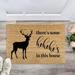 KIHOUT Deals Christmas Rugs Christmas Elk Area Rug for Bedroom Living Room Anti-Slip Christmas Door Mat Runner Rug Indoor Entry Rug Floor Carpet for Xmas Holiday Decoration Gifts 50*80cm