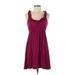 Derek Heart Casual Dress: Burgundy Dresses - Women's Size Medium