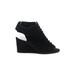 Via Spiga Wedges: Black Shoes - Women's Size 6