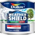 Dulux Paint Mixing Weathershield Quick Dry Exterior Gloss Blue Diamond 3, 1L