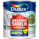 Dulux Paint Mixing Weathershield Smooth Masonry Paint Steel Symphony 1, 5L