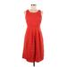 Eva Franco Casual Dress: Red Dresses - Women's Size 4