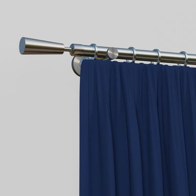 Gardinenstange INDEKO "Johannesburg", silber (edelstahlfarben), L:440cm, Eisen, Gardinenstangen Image