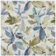 Azzuro John Lewis Lagoon Blue Cream Abstract Floral 100% Cotton Curtains 6 Sizes (90x54)