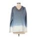 Ocean Drive Clothing Co. Pullover Hoodie: Blue Tops - Women's Size Small