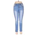 Iris Jeans Jeans - High Rise: Blue Bottoms - Women's Size 7