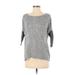 Divided by H&M Pullover Sweater: Gray Tops - Women's Size Small