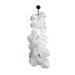 ALAN MIZRAHI LIGHTING Unique Illuminated Ice Flow Chandelier in Gray/White | 48 H x 22 W x 22 D in | Wayfair JR2010-AF-22Wx22Dx48H