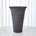 Global Views Handmade Ceramic Table Vase Ceramic in Black | 24 H x 17.25 W x 17.25 D in | Wayfair 3.31741