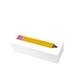 Tara Wilson Designs Plastic Stackable Desk Organizer Plastic in White/Yellow | 2 H x 8 W x 3 D in | Wayfair TWD-504-PNC