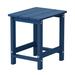 Highland Dunes Aliah Outdoor Side Table Adirondack Tables Weather Resistant Patio Table End Tables in Blue | 16.7 H x 12.2 W x 16.1 D in | Wayfair