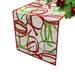 The Holiday Aisle® Christmas Dining, Christmas Table Napkins, Table Runner, RETRO POLKA/RIBBONS in Green/Red | 22 W x 0.125 D in | Wayfair