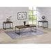 Latitude Run® Jourdyn 3 Piece Coffee Table Set Wood/Metal in Brown/Gray | Wayfair 6F836102209F4F118609CD9A8A079075