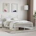 Rosalind Wheeler Braxden Metal Slat Bed in White | 38.2 H x 61.4 W x 81.5 D in | Wayfair 57E94DCBC11F40819D05EDA329F1C282