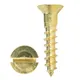 Solid Brass Slotted Countersunk Wood Screws Drive Self Tapping Wood Working Tools Chipboard